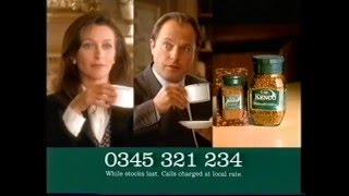 Kenco Decaff Advert featuring Cherie Lunghi and Robert Daws circa 1997 [upl. by Sawyere]