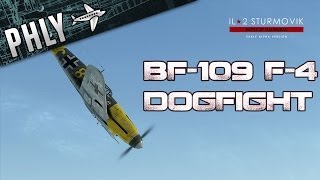 IL2 Sturmovik Battle of Stalingrad  BOS  BF109 F4 DogFight [upl. by Dracir4]