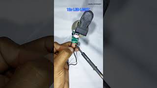 How to make 12 volt colour LED 12 volt power supply connectionHabibul experiment dc12v shorts [upl. by Edny]