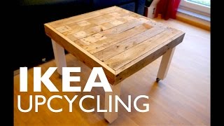 IKEA LACK DIY  Upcycling zum stylischen Couchtisch  MrHandwerk [upl. by Elwood9]