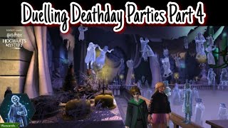 Duelling Deathday Parties Part 4 Harry Potter Hogwarts Mystery [upl. by Conchita937]