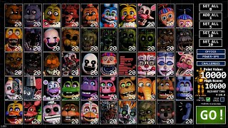 FNAF UCN 5020 MODE COMPLETED [upl. by Liban935]