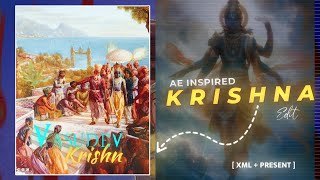 Shri Krishna  New XML File Alight Motion❤️ New edit🔏 Preset Xml  Inspired  Badasss Simp Edit [upl. by Hsan]