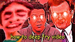 HOW TO DEEP FRY VIDEO [upl. by Arhaz]