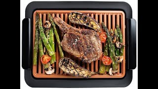 Review GOTHAM STEEL Smokeless Electric Grill Portable and Nonstick As Seen On TV [upl. by Wolf]