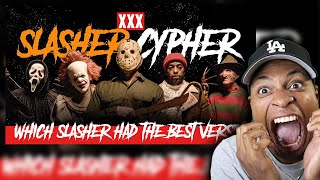 THE MERKINSXXX SLASHER CYPHER  quotJASON CANDYMAN PENNYWISE GHOSTFACE AND FREDDYquot [upl. by Wicks]