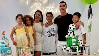 Cristiano Ronaldo and his lovely family ❤️ Georgina Jr Eva MateoAlana Bella [upl. by Kristianson]