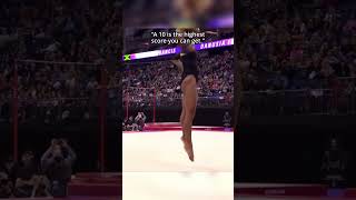 In this competition 10 wasnt the limit😅 gymnastics exhibition simonebiles [upl. by Wier285]