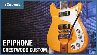 Epiphone 150th Anniversary Crestwood Custom Electric Guitar  zZounds [upl. by Kellda]