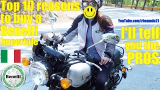 The TOP 10 Reasons Why to Buy a Benelli Imperiale 400 Retro Motorcycle Riding a Classic Motorcycle [upl. by Niroc]