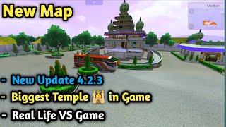 🚚 New Map in Bus Simulator Indonesia  Biggest Temple in Game New Update 423 🛣 [upl. by Yerffeg]