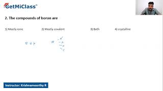 Understanding Boron Compounds and Classes KCET 11th Chemistry Some p Block Elements [upl. by Elianora]