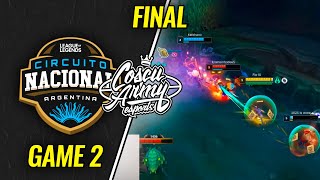 Coscu Army vs Royal Onslaught Gaming  FINAL  GAME 2 bo3  CIRCUITOS NACIONALES ARGENTINA [upl. by Aital]