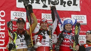 Kalle Palander wins slalom Kitzbühel 2004 [upl. by Lorilee]