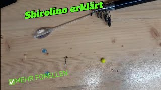 Sbirolino Montage  einfach als Anfänger Forellen fangen🎣👌 [upl. by Wakefield]