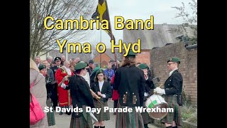 WREXHAM ST DAVIDS DAY PARADE  Yma o Hyd  WELCOME TO WREXHAM [upl. by Kaplan]