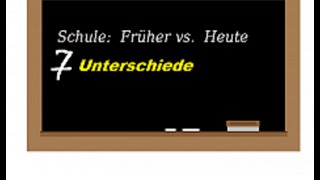 Schule Früher vs Heute Wissen Weltweit [upl. by Lalaj]