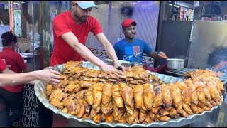 AYAM BAKAR TERVIRAL DI DELHI INDIA DI OBRAL MELIMPAH RUAH DI NAMPAN SUPERBESAR RATUSAN KGHARI [upl. by Idden]