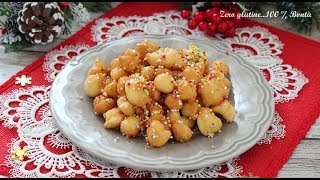 Struffoli senza glutine e senza burro  facili e veloci [upl. by Boehike]