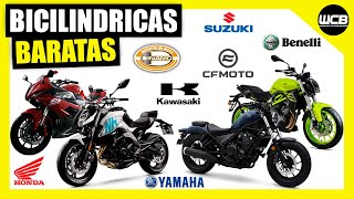 Top 7 MEJORES Motos BICILINDRICAS BARATAS [upl. by Irmo338]