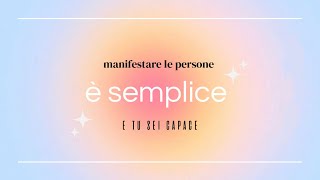 Manifestare le persone [upl. by Cesya]