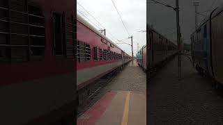 Train at Chennai railway station traintravel train viralvideo trendingshorts [upl. by Ehtylb]