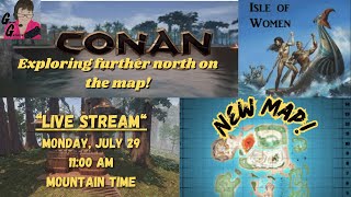 Conan Exiles New Map Gameplay quot Isle of Womenquot [upl. by Susejedairam]