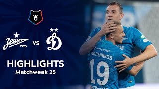 Highlights Zenit vs Dynamo 20  RPL 201819 [upl. by Gaillard341]