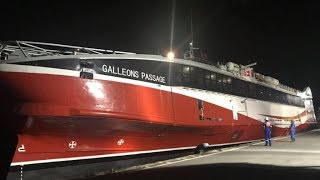 Transport Minister On Galleons Passage Maiden Voyage [upl. by Keener]