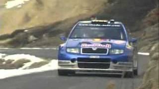 Gilles Panizzi  Hervé Panizzi Škoda Fabia WRC  Rallye Monte Carlo 2006 [upl. by Swigart]