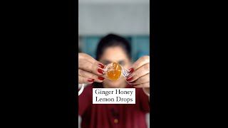 Ginger Honey Lemon Drops  Shorts [upl. by Shandra561]