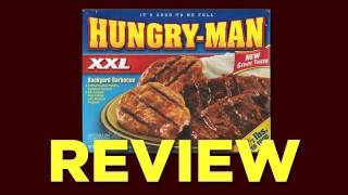 Hungry Man XXL Backyard Barbecue Video Review Freezerburns Ep450 [upl. by Lidaa]