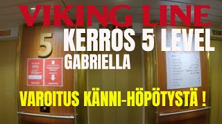 VIKING LINE Gabriella kerros 5 DECK seikkailu adventures [upl. by Yehtomit]