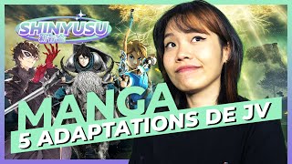 5 ADAPTATIONS DE JEUX VIDÉO EN MANGAS wtf le manga Elden Ring  SHINYUSU [upl. by Ecinaj449]