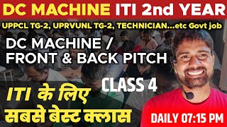 DC MACHINE  FRONT amp BACK PITCH  Lap amp Wave winding ITI Electrician 2nd Year Theory Class 7 [upl. by Ahsiruam]