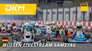 Deutsche Kart Meisterschaft 2024  Mülsen  Livestream Samstag [upl. by Genna773]