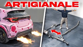 MODIFICHIAMO la YARIS GR EP1  NUOVO SCARICO ARTIGIANALE 😈 [upl. by Yeloc]