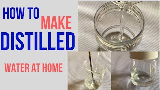 How to make distilled water at home diy homemade distilled water Csylnaturals diy [upl. by Henning306]