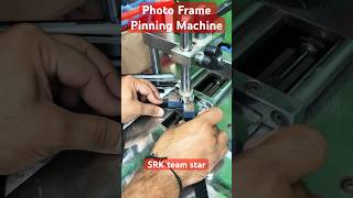 Picture frame making machine Photo Frame Pinning Machine machine [upl. by Aelanej751]