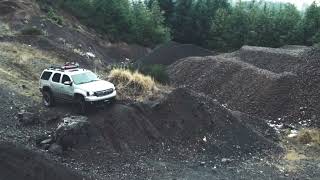 Offroad Lifted tahoe on 35’sx125 r20 and Rough country 75 lift kit [upl. by Mij]