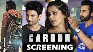 Carbon Movie Special Screening  Sushant Singh Rajput Taapsee Pannu Jackky Bhagnani [upl. by Einafats872]