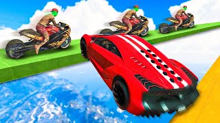 GTA V Online MOTO DRAG vs CARRO  a moto de ARRANCADA [upl. by Warde]