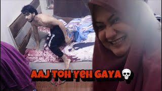 Deadly Horror Prank On Husband 💀Gone Extreme  SHANAYA MASROOR [upl. by Ellatsirhc]