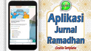 CARA PAKAI APLIKASI JURNAL RAMADHAN DI WHATSAPP 2024 [upl. by Egnalos]