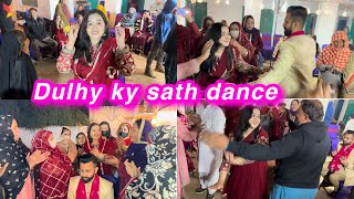 Pehli dholki  dulhy ky sath dance puri family ka  haar gyi m  Sitara Yaseen vlog [upl. by Euphemie759]