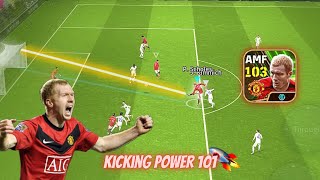 PAUL SCHOLES BẢN MỚI HOLE PLAYER VỚI LỰC SÚT 101 🚀🥶 Efootball 2024 [upl. by Prevot]