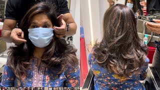 Global colour and caramel highlights full colour and highlights tutorial haircolour [upl. by Demakis]