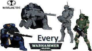 Every Warhammer 40K 40000 McFarlane Toys Comparison List [upl. by Mungovan]