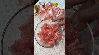 Bhogate Sadeko  Pomelo Salad pomelofruit pomelosalad shorts youtubeshorts [upl. by Adikram818]