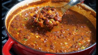 The Ultimate Stewed Red Kidney Beans  CaribbeanPotcom [upl. by Ailel]